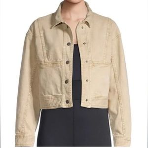 Free People Star Crossed Cropped Denim Jacket
